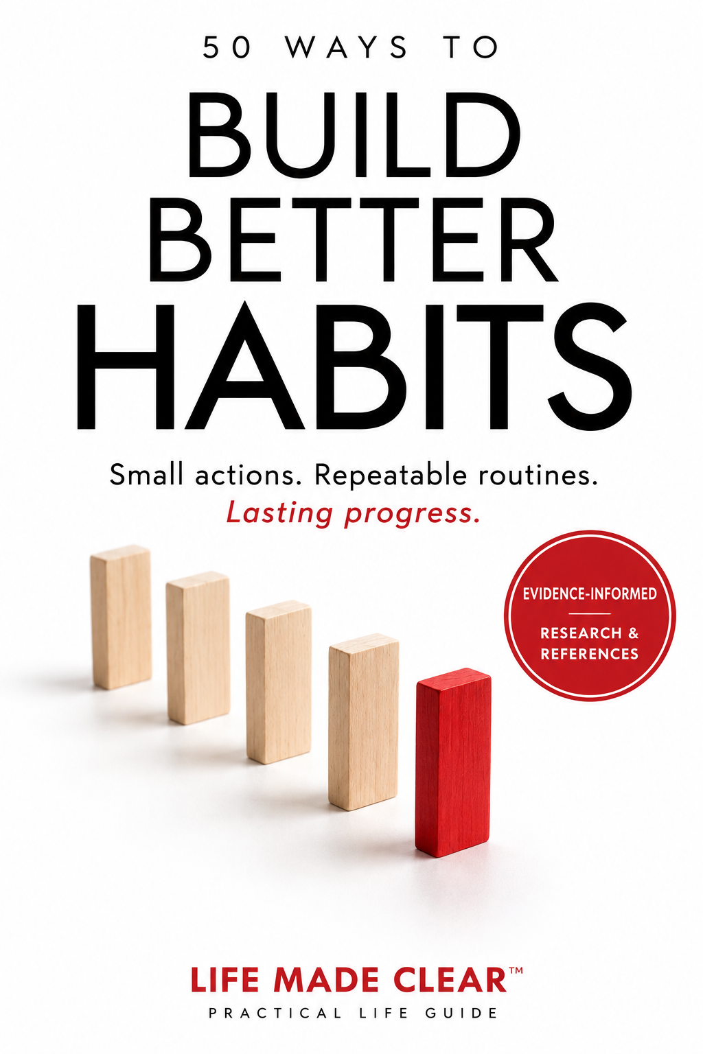 50 Ways to Build Better Habits cover