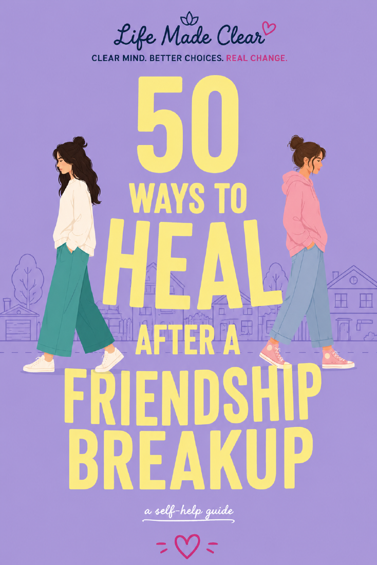 50 Ways to Heal After a Friendship Breakup cover